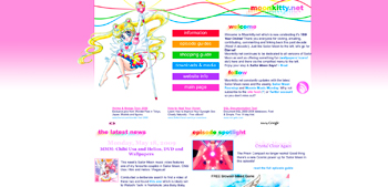 moonkitty.net version 12 - 10 year anniversary site layout