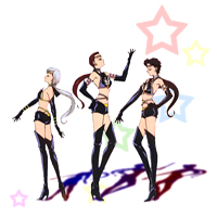 the sailor starlights in sailor stars