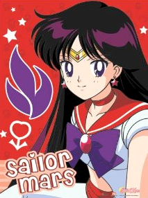 new sailor mars wall scroll