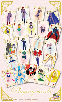 new japanese sailor moon playing cards