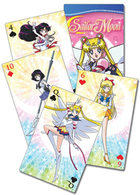 new sailor moon sailor stars playing cards