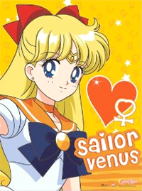 new sailor venus wall scroll