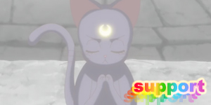 luna from sailor moon crystal praying