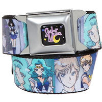 outers seat belt belt featuring sailor uranus, neptune and saturn