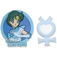 sailor mercury symbol pin set