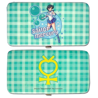 official sailor mercury blue and green hinge wallet