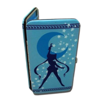 blue sailor moon stars wallet