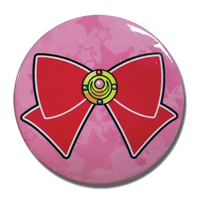 sailor moon brooch and bow button / badge