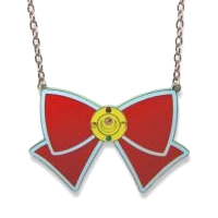 sailor moon bow ribbon necklace