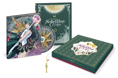 Official Japanese Blu-ray release of Pretty Guardian Sailor Moon Crystal Volume Ten with Sailor Pluto on the cover.
