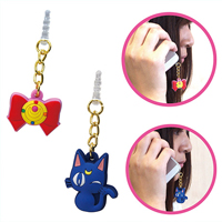 official japanese sailor moon and luna earphone plugs