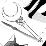 sailor moon's new design moon stick from the sailor moon manga
