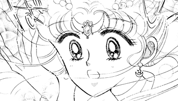 sailor moon's third tiara from the sailor moon manga