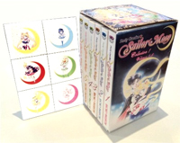 sailor moon manga box set volumes 1 to 6
