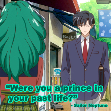 sailor moon crystal meme: were you a prince in your past life? sailor neptune