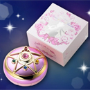 sailor moon miracle romance shining moon powder crystal star brooch compact