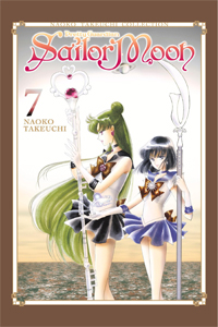 Sailor Moon Naoko Takeuchi Collection Volume 7 manga cover artwork featuring Sailor Pluto and Sailor Saturn.