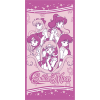 pink sailor moon towel