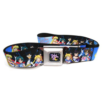 sailor moon seatbelt belt with tuxedo mask