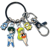 sailor venus and mercury keyring