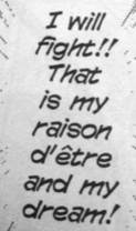 sailor moon manga mistakes: sailor mars speaking french