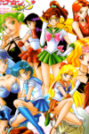Sailor Scouts and Witches 5: Sailor Moon Mobile Phone / Cellphone / iPhone Wallpaper